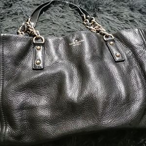 kate spade tote leather